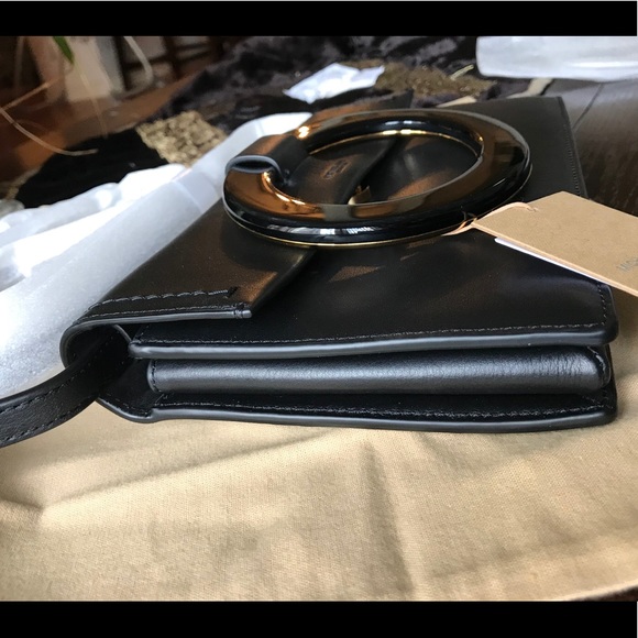 RARE❤️Authentic Michael Kors Collection Calf Leather L.Edition Crosby/Clutch/Shl - Picture 8 of 14